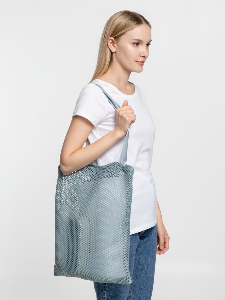 Шопер Verkko, серо-голубой / Миниатюра WWW (1000)