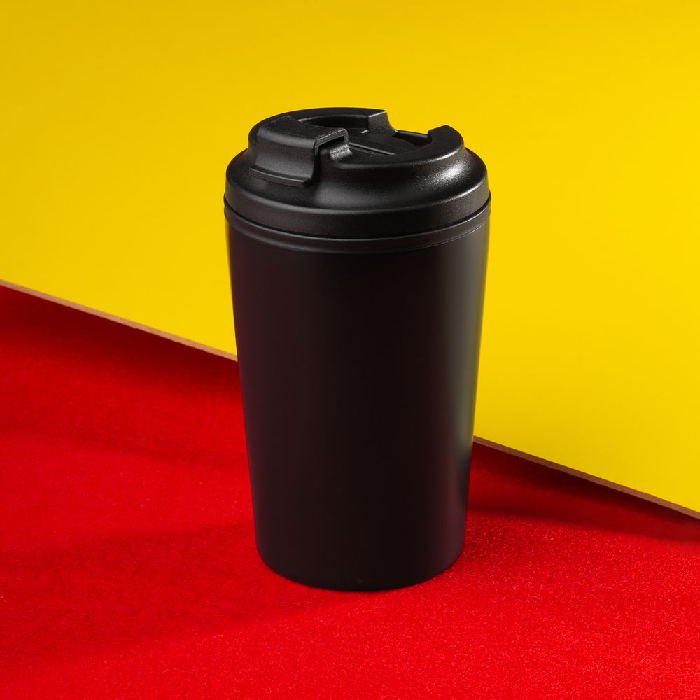 Термостакан Kuppi, черный / Миниатюра WWW (1000)