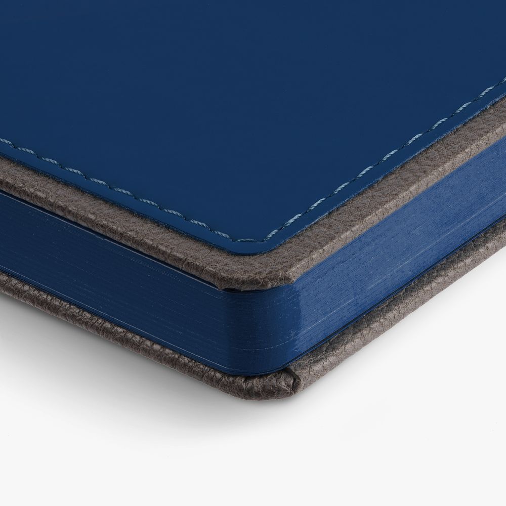 Ежедневник Frame, недатированный,синий с серым / Миниатюра WWW (1000)