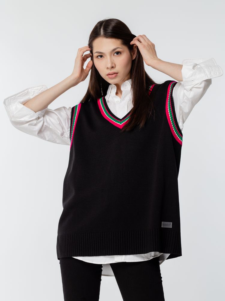 Жилет оверсайз унисекс Cornell в сумке, черный / Миниатюра WWW (1000)