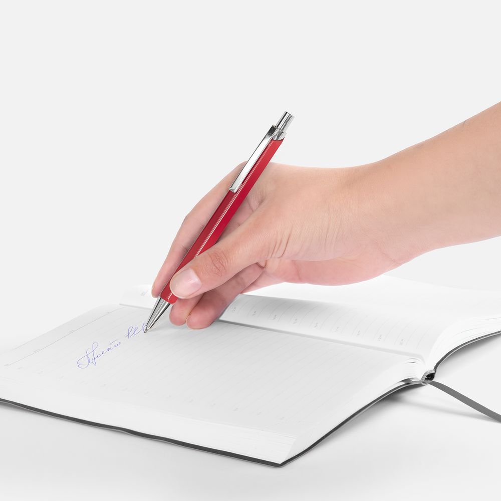 Ручка шариковая Alumno, красная / Миниатюра WWW (1000)