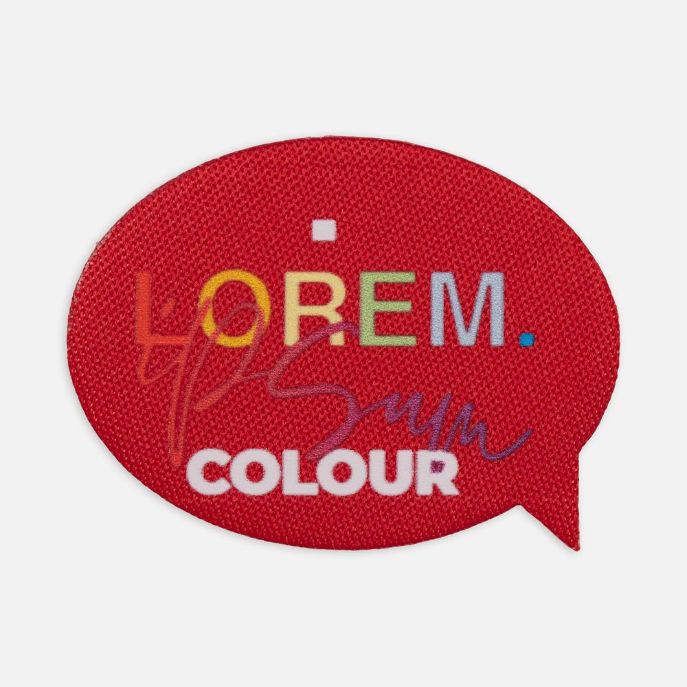 Наклейка тканевая Lunga Bubble, M, красная / Миниатюра WWW (1000)