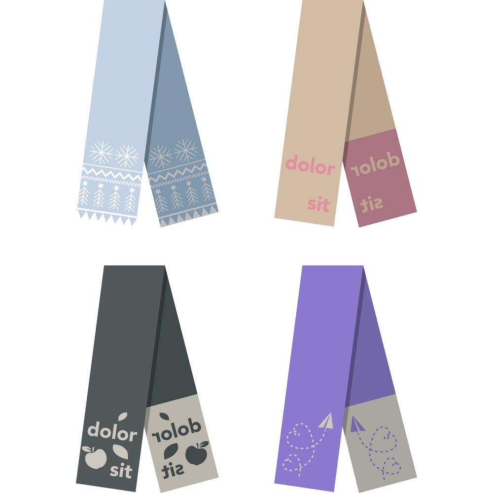 Шарф на заказ Tricksy Rand, XL, акрил / Миниатюра WWW (1000)