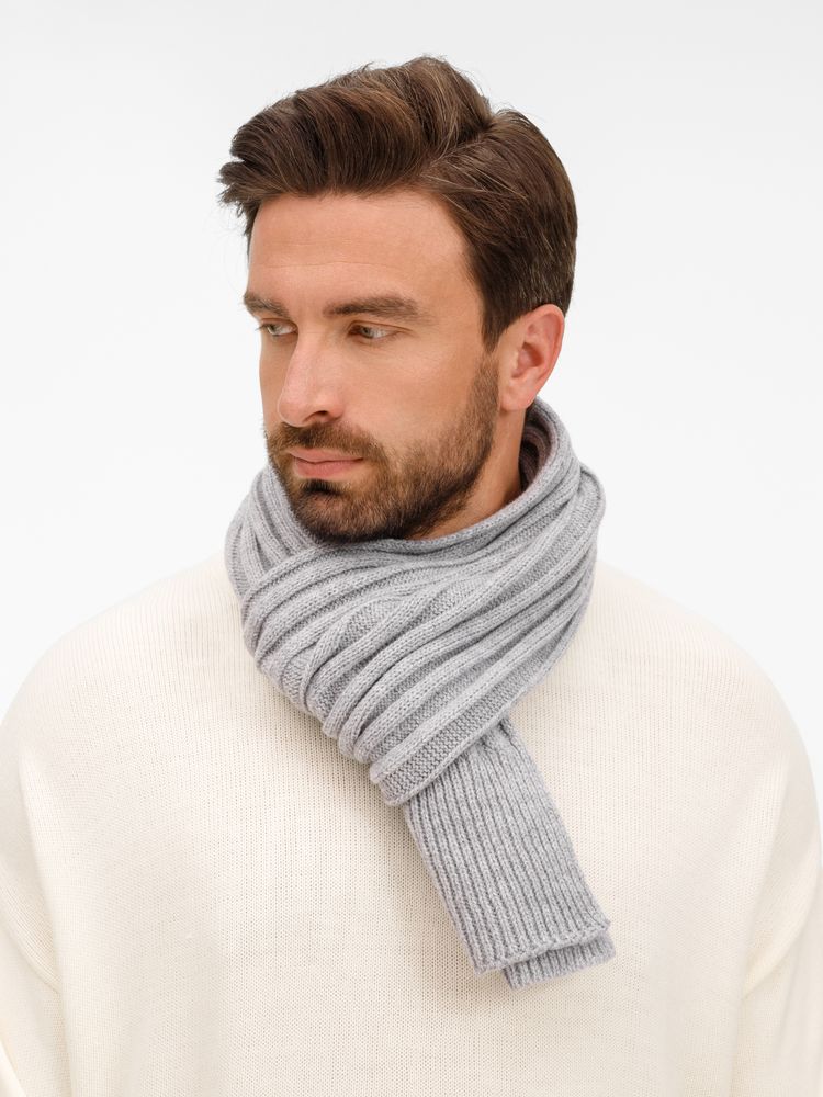 Шарф Bellish, светло-серый меланж / Миниатюра WWW (1000)