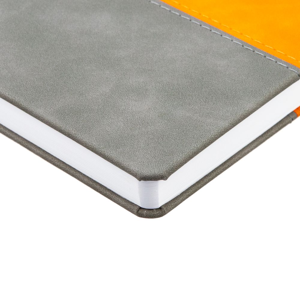 Ежедневник Horizon, недатированный, серый с оранжевым / Миниатюра WWW (1000)