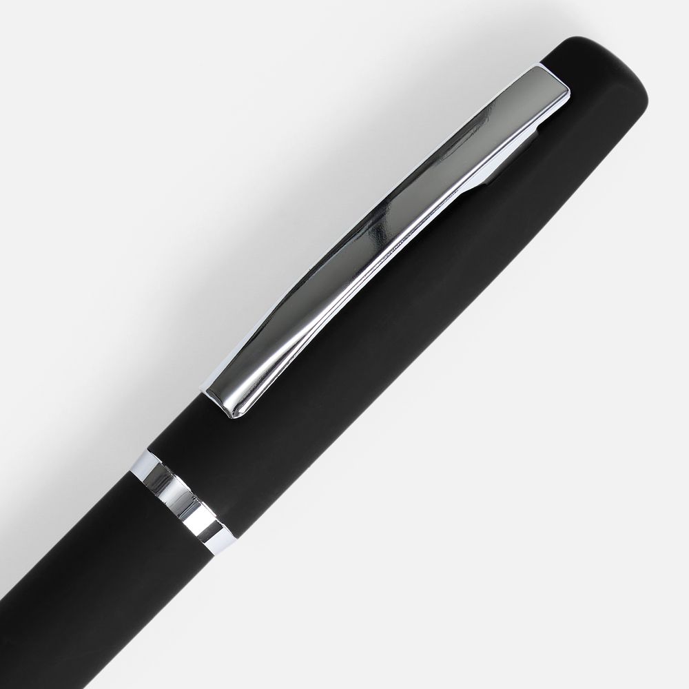 Ручка шариковая Bolt Soft Touch, черная / Миниатюра WWW (1000)