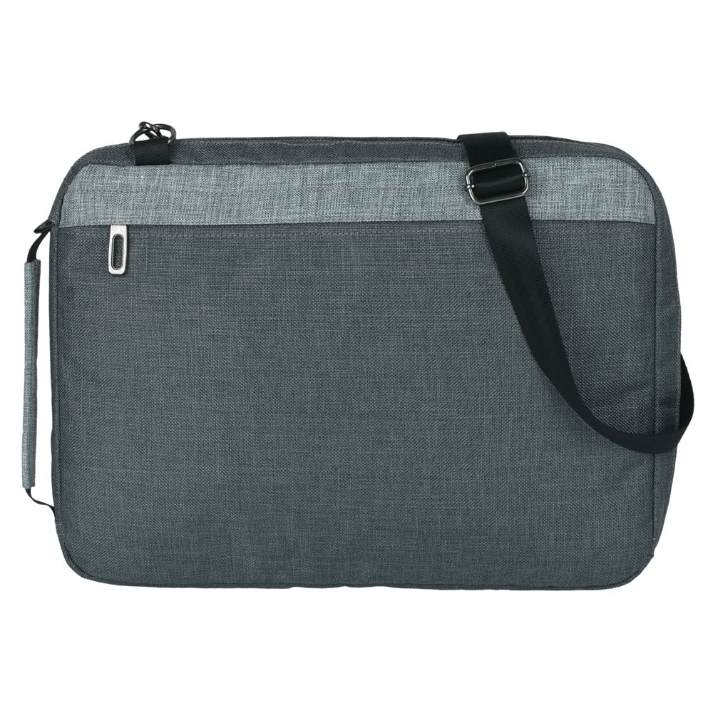 Конференц-сумка 2 в 1 twoFold, темно-серая / Миниатюра WWW (1000)