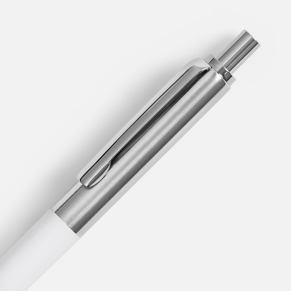 Ручка шариковая Popular, белая / Миниатюра WWW (1000)