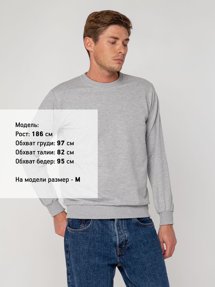 Свитшот Toima 2.0, серый меланж / Миниатюра WWW (1000)