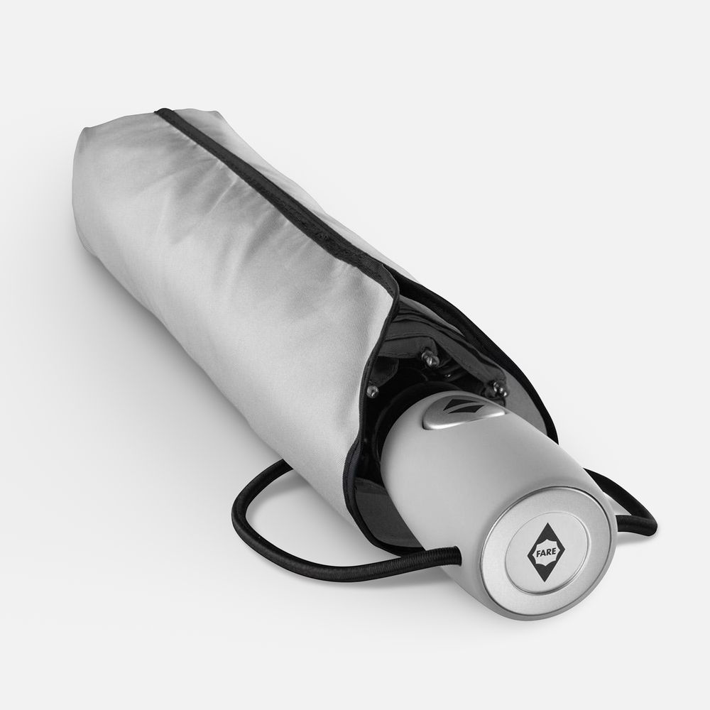 Зонт складной AOC, светло-серый / Миниатюра WWW (1000)