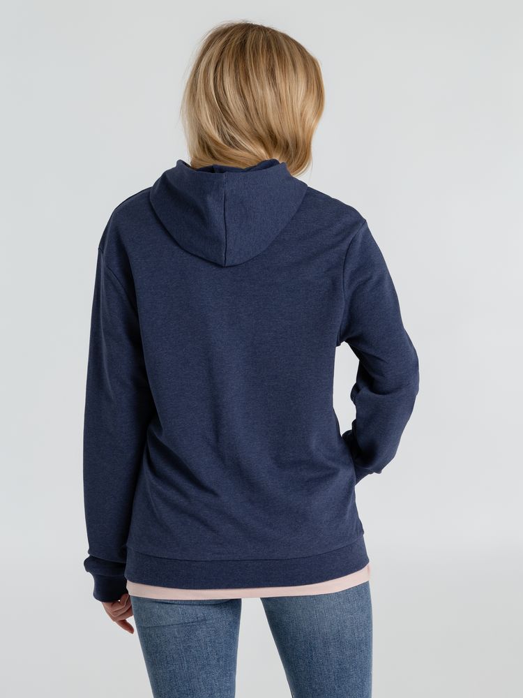 Толстовка с капюшоном унисекс Hoodie, синий меланж / Миниатюра WWW (1000)