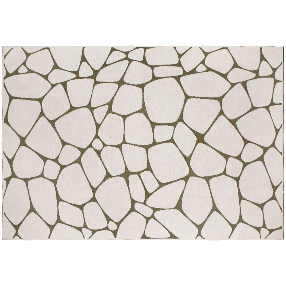 Плед Giraffe, бежевый с зеленым / Миниатюра WWW (1000)