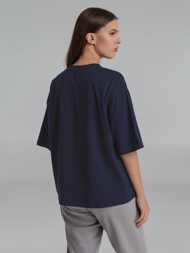 Футболка оверсайз Slope, кобальт (темно-синяя) / Миниатюра WWW (1000)