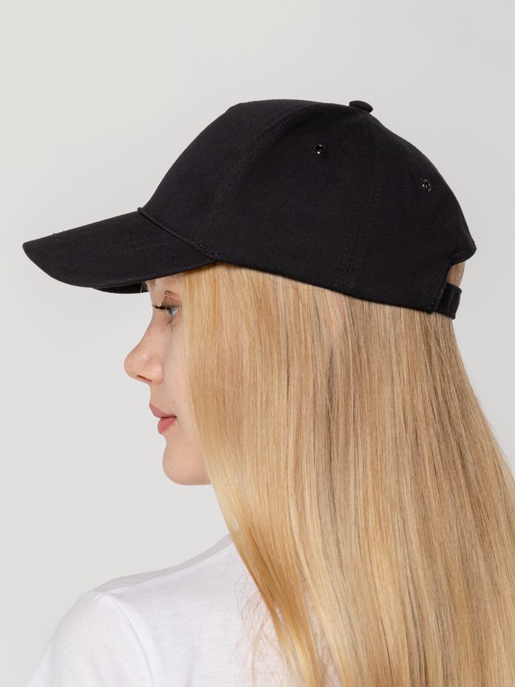 Бейсболка Convention, черная / Миниатюра WWW (1000)