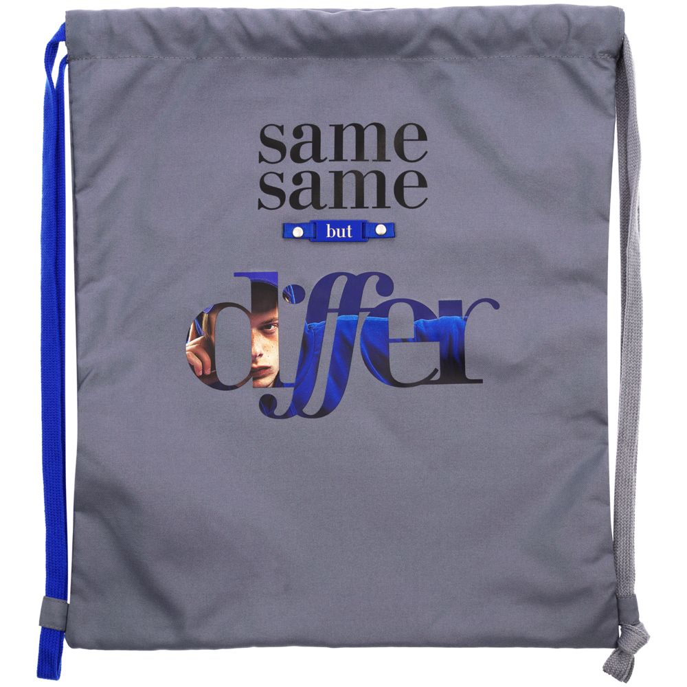 Основа для шопера-рюкзака B3, серая / Миниатюра нанесения (1000)