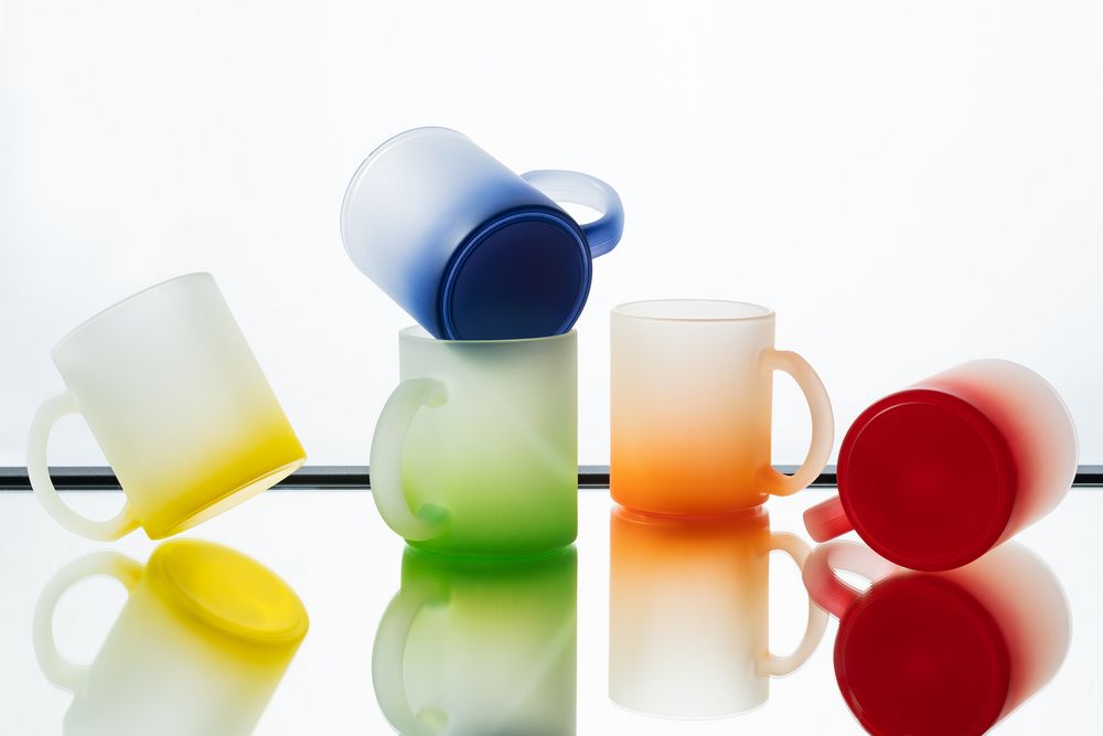 Кружка Grade Fade для сублимационной печати, матовая, желтая / Миниатюра WWW (1000)