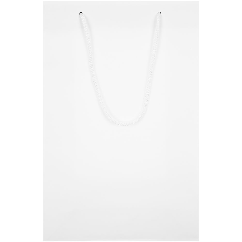 Пакет бумажный Plat M, белый / Миниатюра WWW (1000)