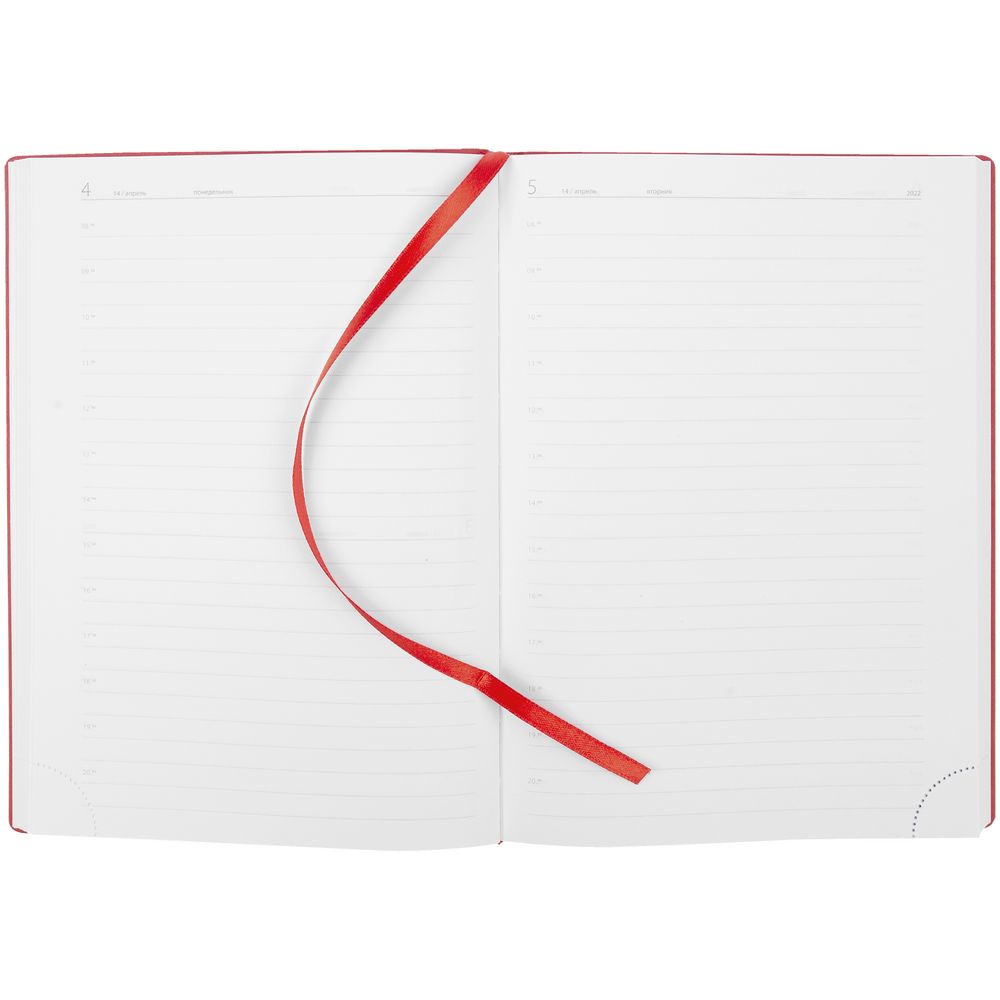 Ежедневник Time, датированный, красный / Миниатюра WWW (1000)