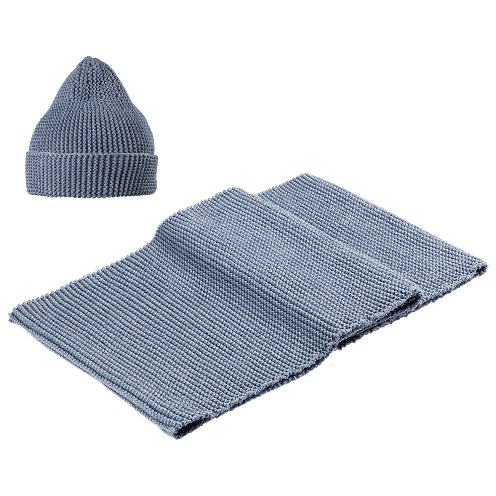 Шапка Brugge Even, голубой меланж / Миниатюра WWW (1000)