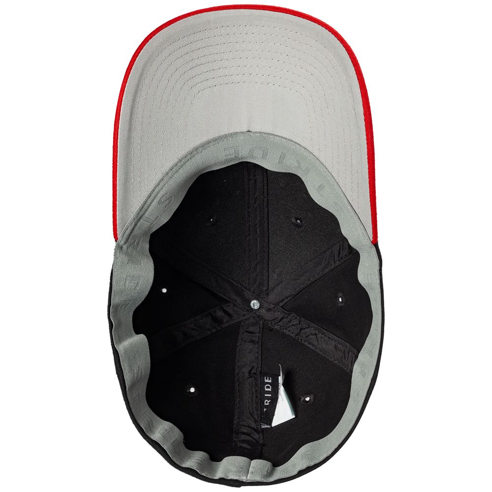 Бейсболка Ben Loyal, черная с красным / Миниатюра WWW (1000)