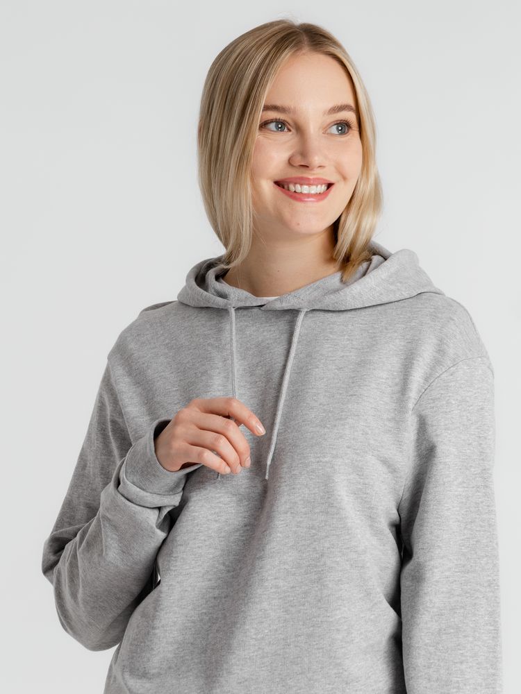 Толстовка с капюшоном унисекс Hoodie, серый меланж / Миниатюра WWW (1000)