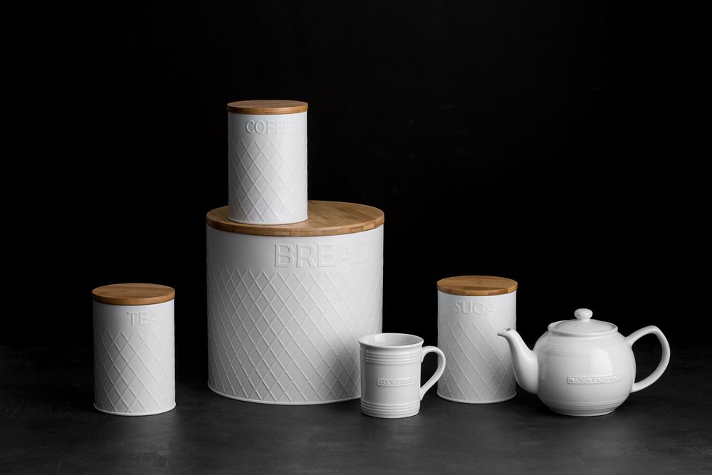 Емкость для хранения кофе Embossed, белая / Миниатюра WWW (1000)