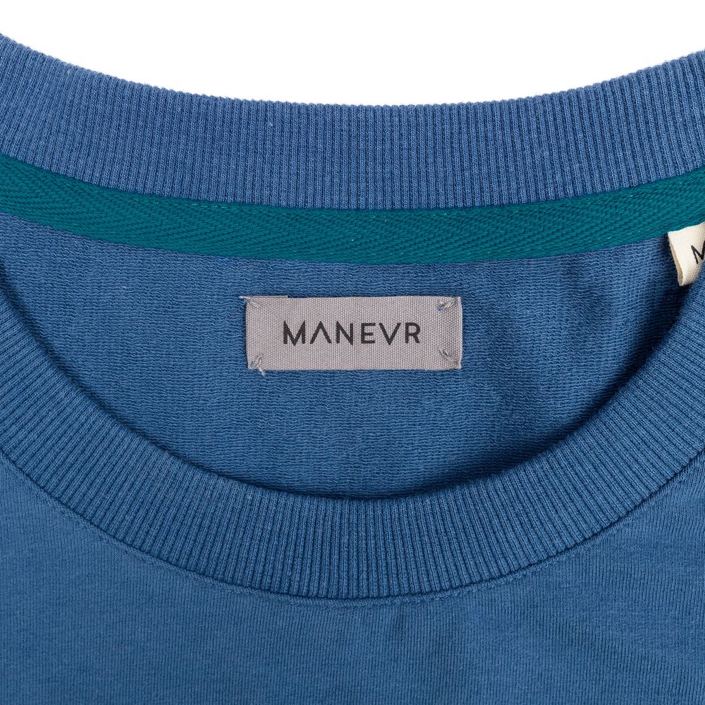 Футболка с длинным рукавом Kosmos 1.0, синяя / Миниатюра WWW (1000)