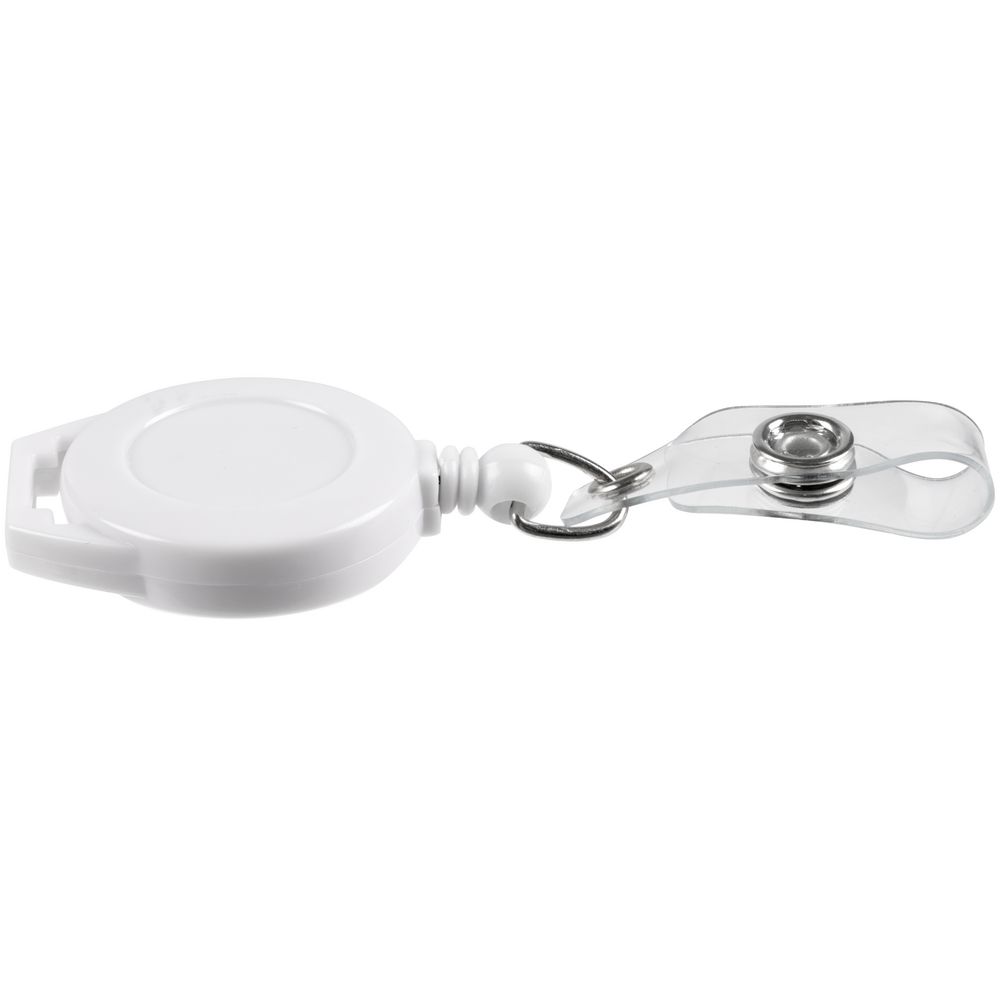 Ретрактор Attach с ушком для ленты ver.2, белый / Миниатюра WWW (1000)