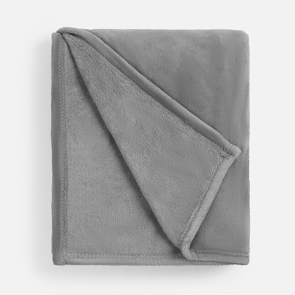 Плед Plush, серый / Миниатюра WWW (1000)