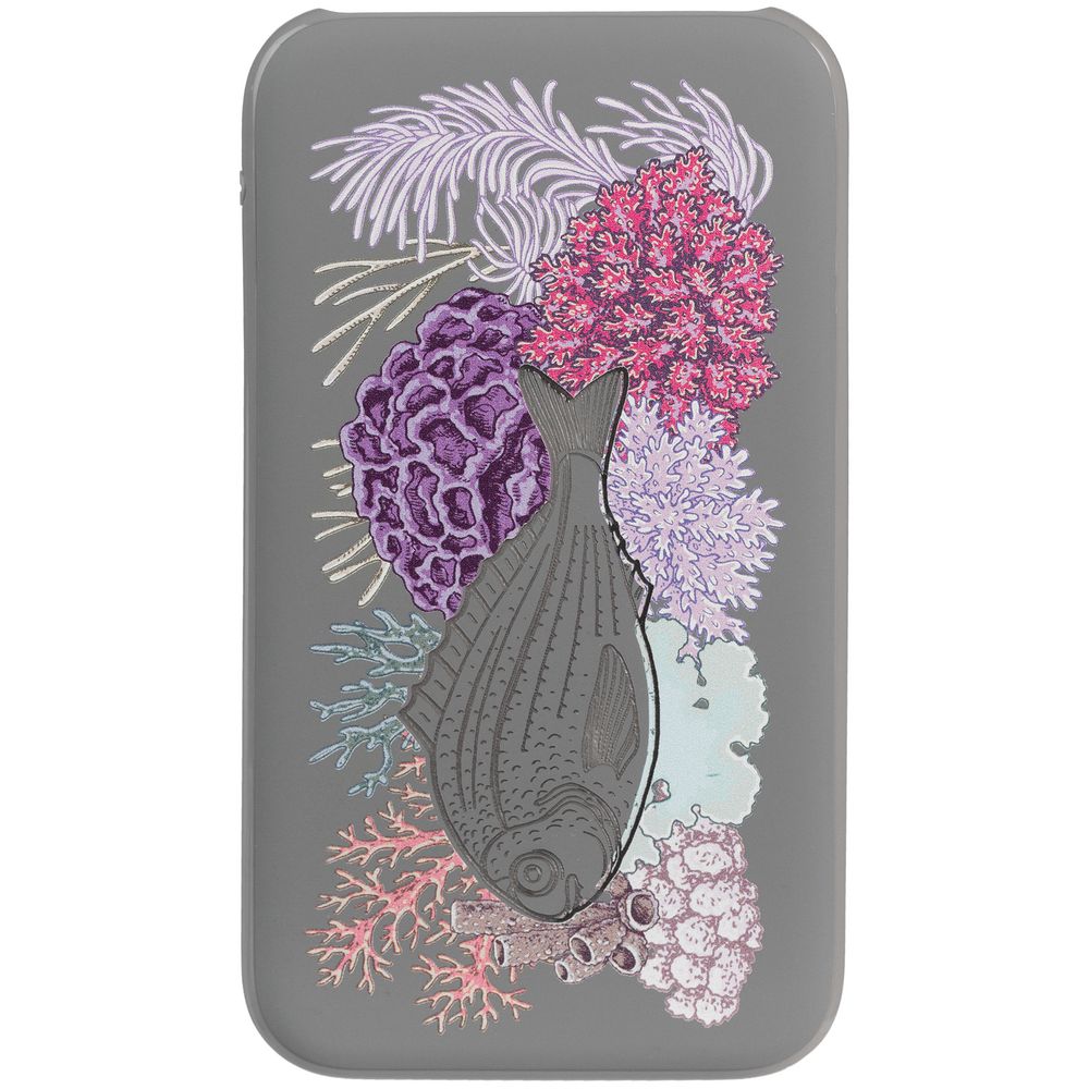 Аккумулятор с подсветкой markBright Town, 5000 мАч, серый / Миниатюра WWW (1000)