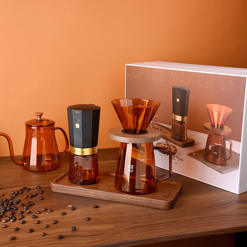 Кофейный набор Amber Coffee Maker Set, оранжевый с черным / Миниатюра WWW (1000)