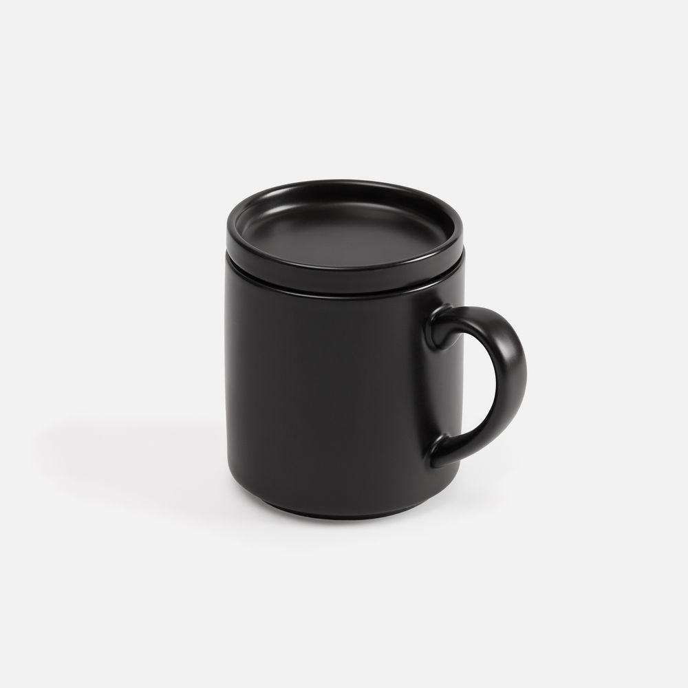 Беспроводное зарядное устройство с подогревом кружки Hot Task, черное / Миниатюра WWW (1000)