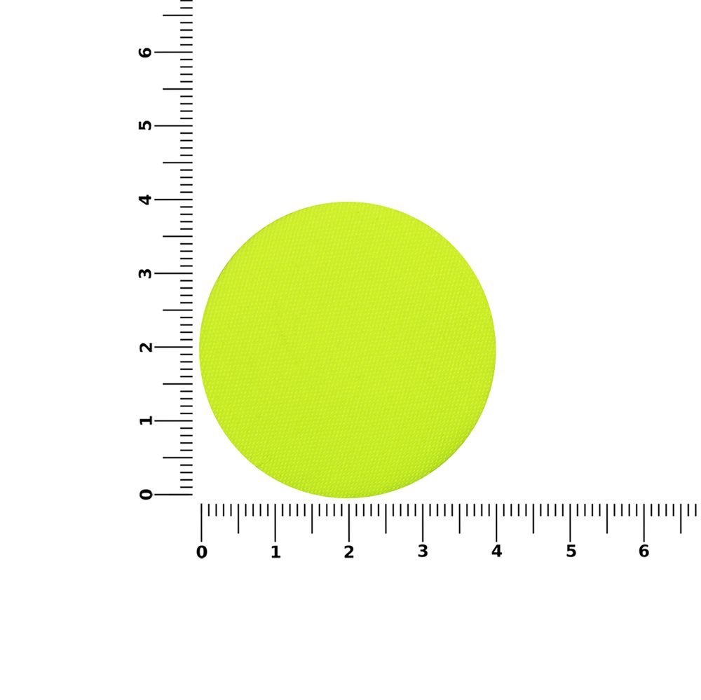 Наклейка тканевая Lunga Round, M, желтый неон / Миниатюра WWW (1000)