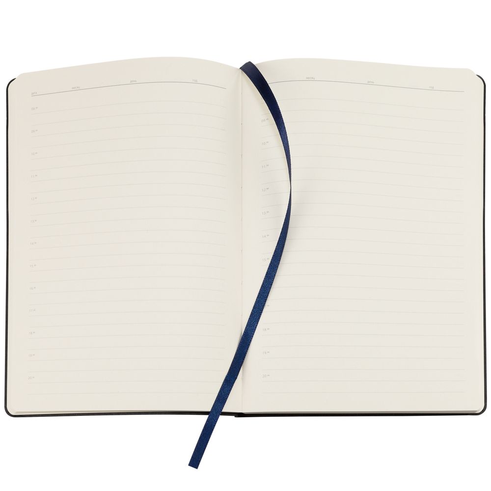 Ежедневник Lable, недатированный, темно-синий / Миниатюра WWW (1000)