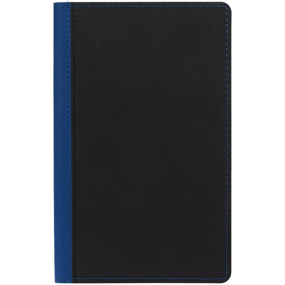 Ежедневник Nice Twice, недатированный, черный с синим / Миниатюра WWW (1000)