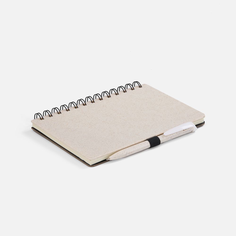 Блокнот на спирали Intrigo, белый / Миниатюра WWW (1000)