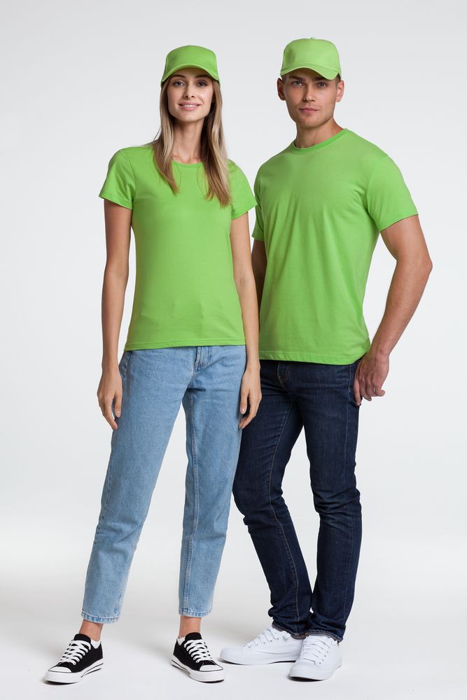 Футболка унисекс T-bolka 140, зеленое яблоко / Миниатюра WWW (1000)