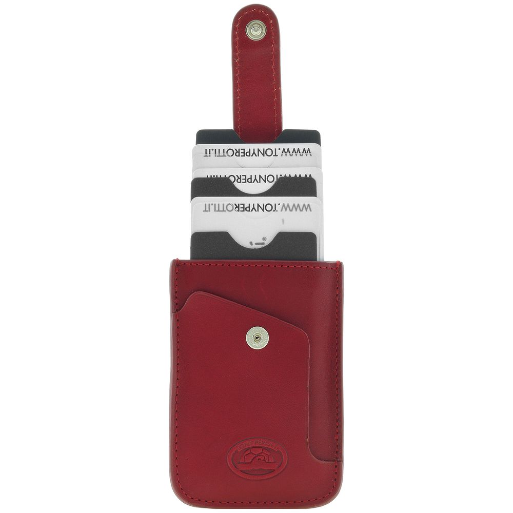 Футляр для карточек Vernazza, вертикальный, бордовый / Миниатюра WWW (1000)