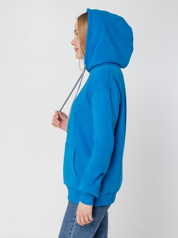 Толстовка с капюшоном Unit Kirenga Heavy, бирюзовая / Миниатюра WWW (1000)