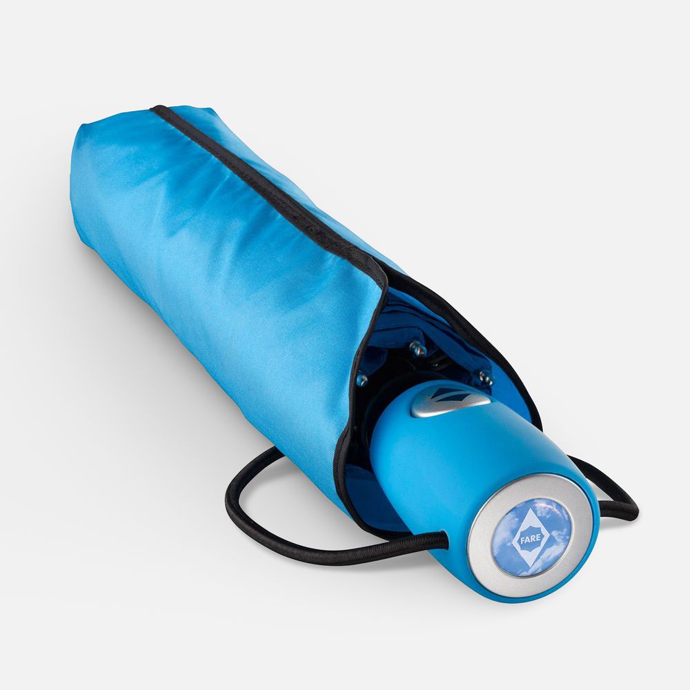 Зонт складной AOC, голубой / Миниатюра WWW (1000)