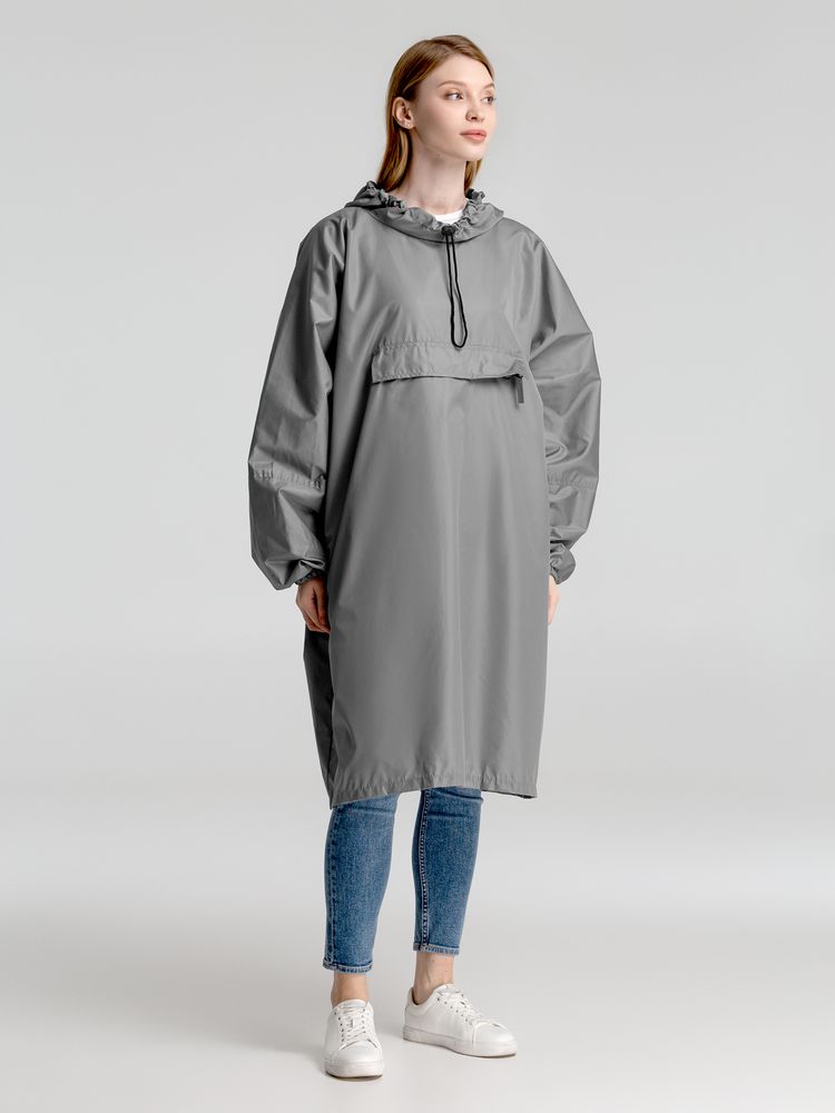 Дождевик-анорак Hard Work, серый / Миниатюра WWW (1000)