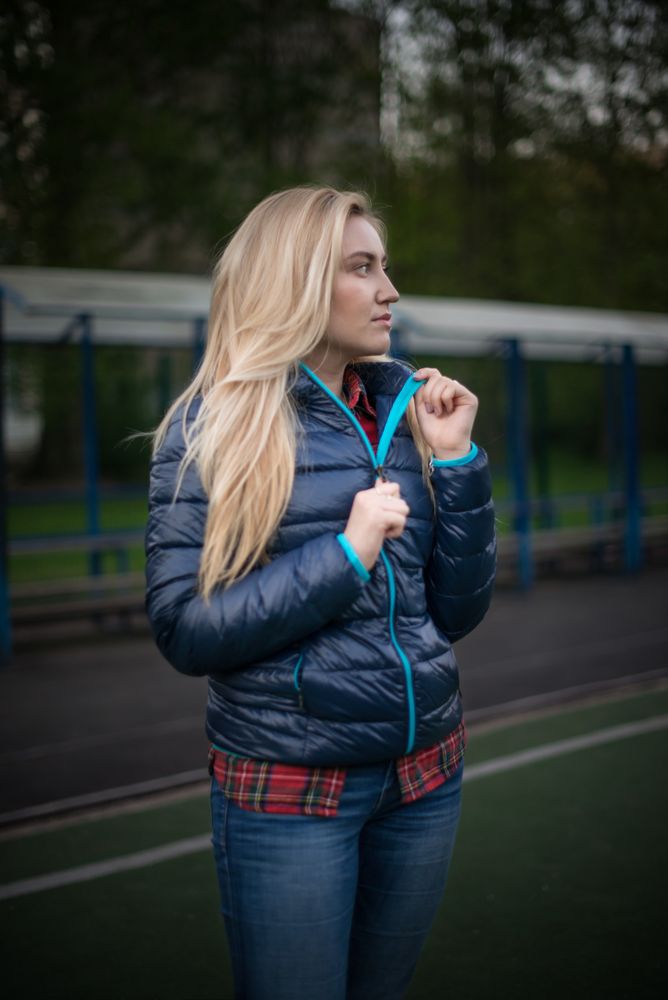 Куртка пуховая женская Tarner Lady, темно-синяя / Миниатюра WWW (1000)