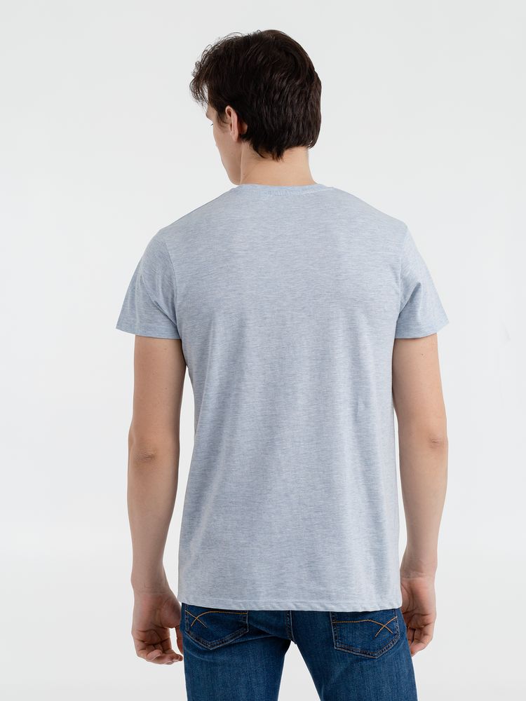 Футболка мужская Regent Fit 150, голубой меланж / Миниатюра WWW (1000)