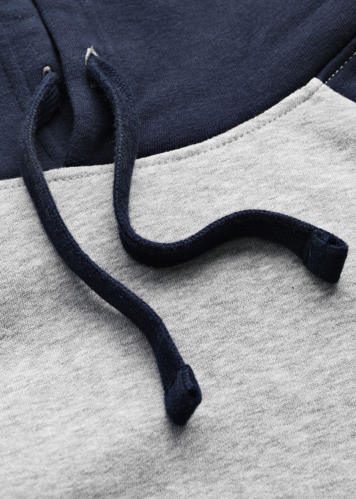 Толстовка унисекс Seattle, серый меланж c темно-синим / Миниатюра WWW (1000)