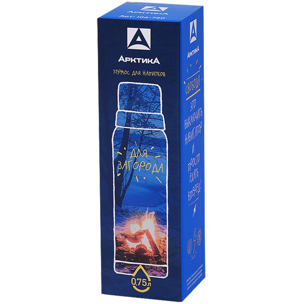 Термос «Арктика Hammerite 750», черный / Миниатюра WWW (1000)