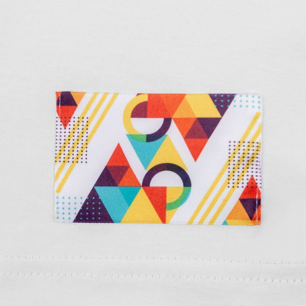 Лейбл тканевый Epsilon, XL, белый / Миниатюра WWW (1000)