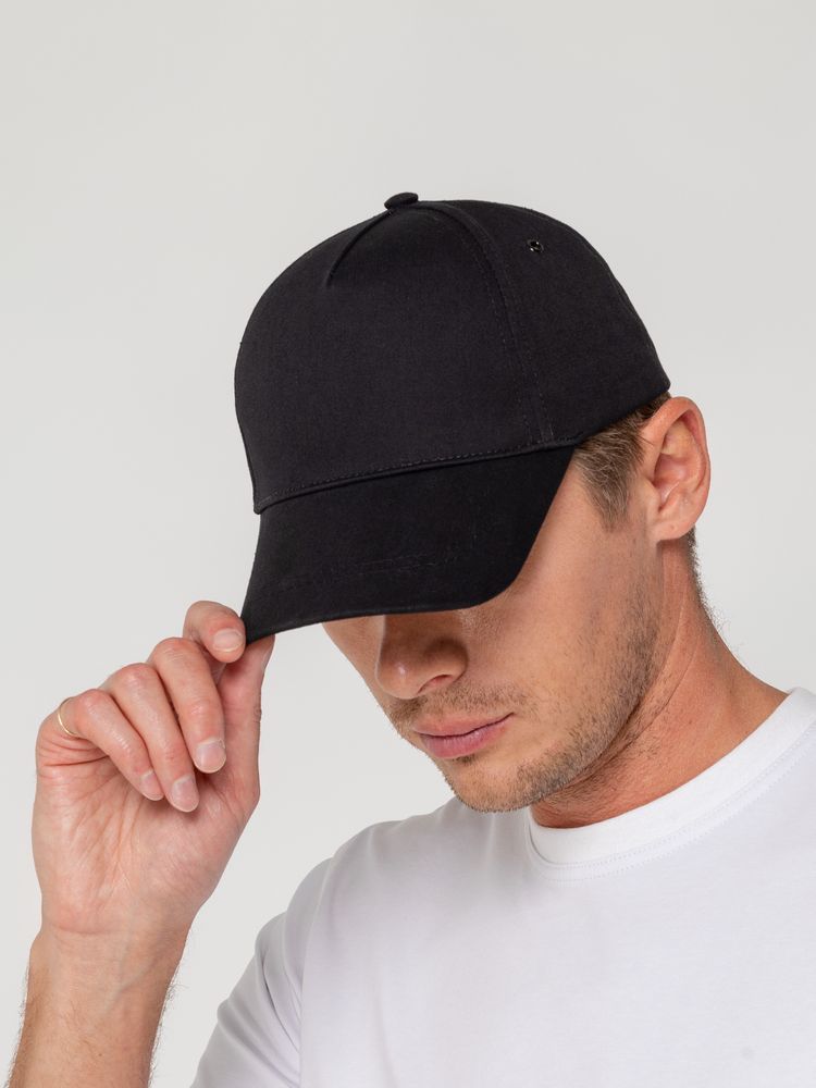 Бейсболка Convention, черная / Миниатюра WWW (1000)