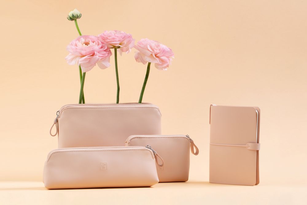 Набор несессеров Manifold, розовый / Миниатюра WWW (1000)