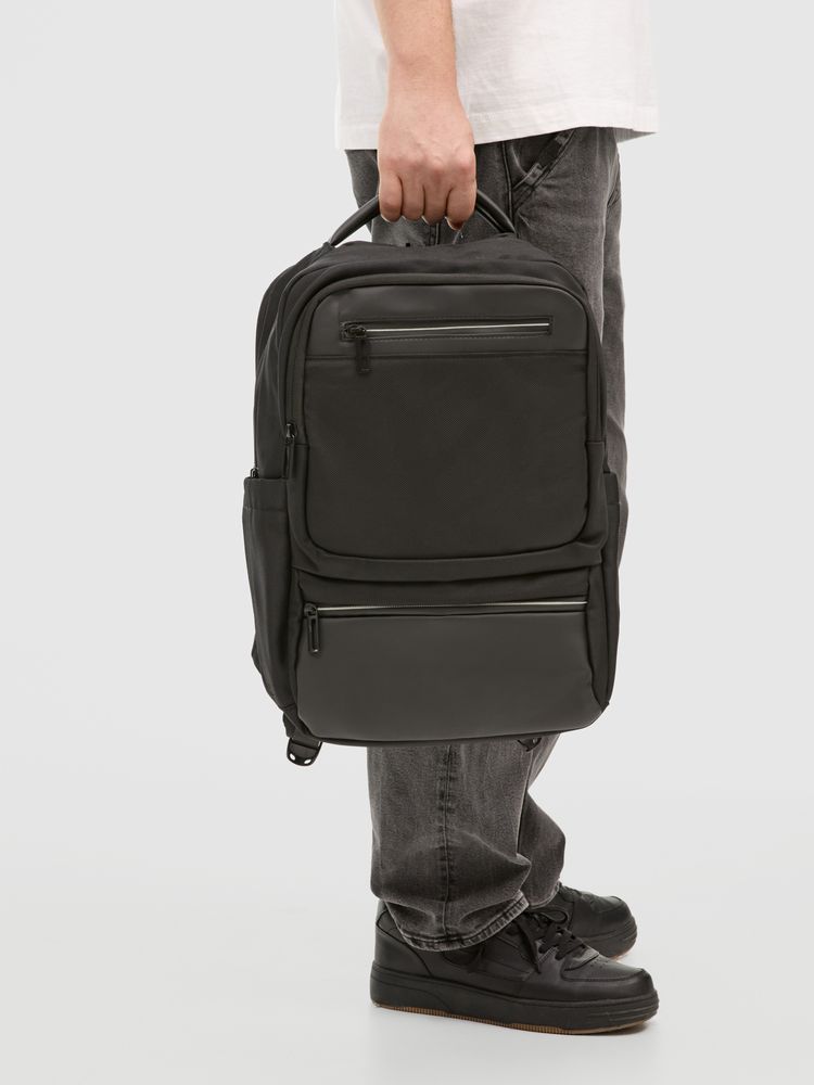 Рюкзак neoPolis, черный / Миниатюра WWW (1000)