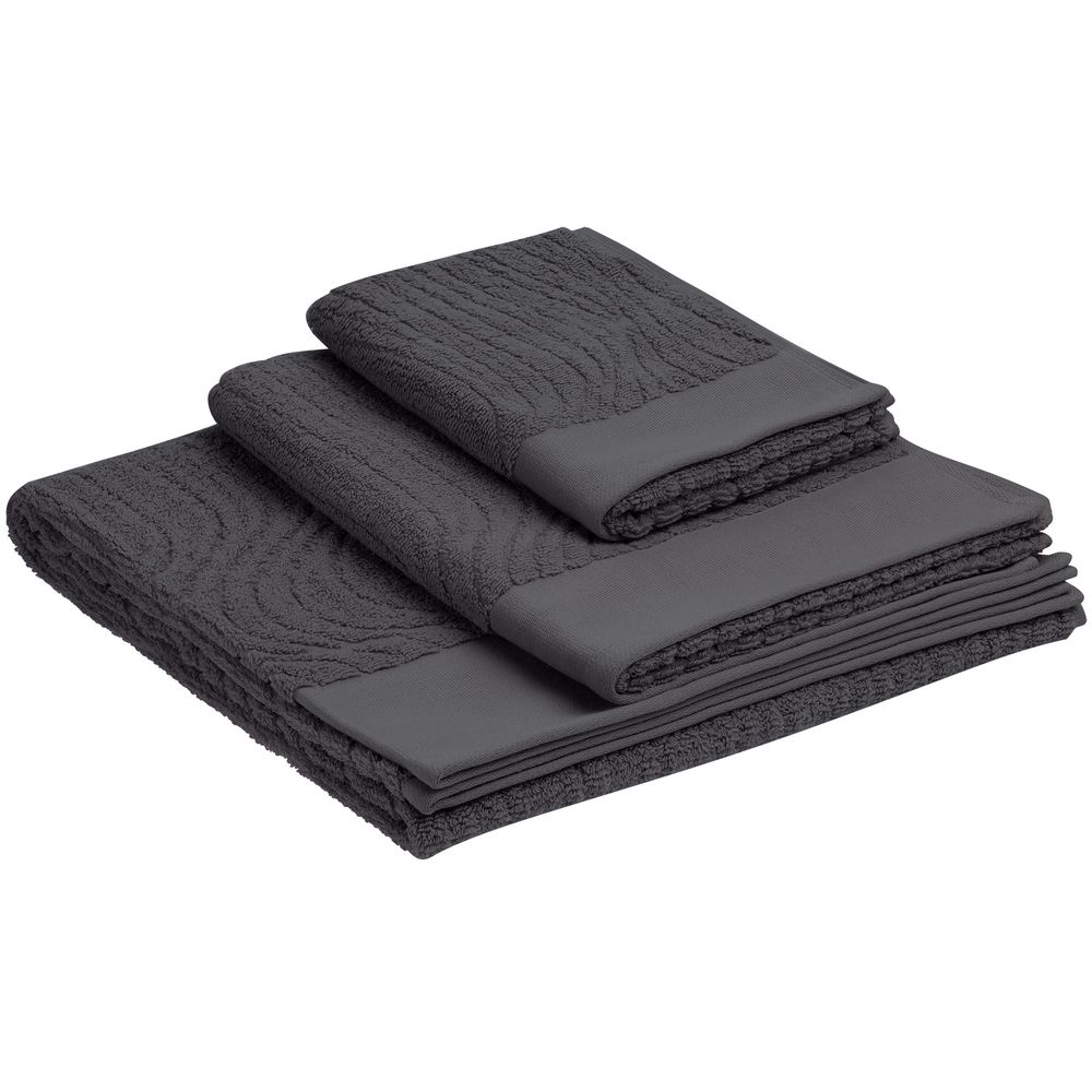 Полотенце New Wave, большое, серое / Миниатюра WWW (1000)